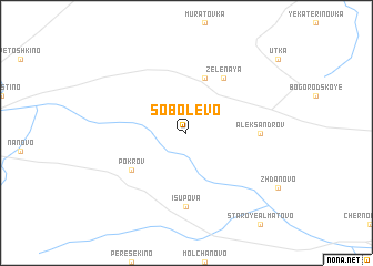 map of Sobolevo
