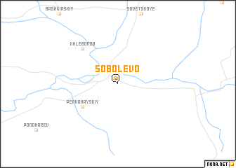 map of Sobolevo