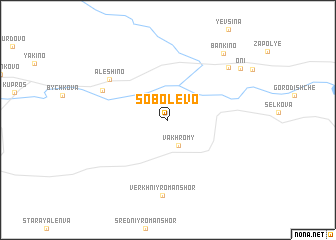 map of Sobolevo