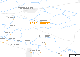 map of Sobolevskiy