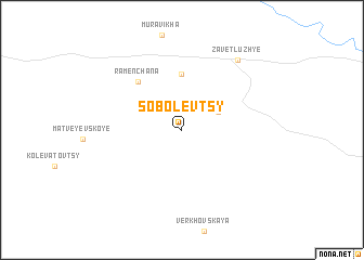 map of Sobolevtsy