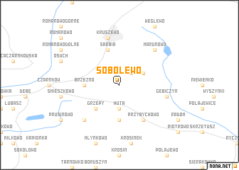 map of Sobolewo