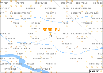 map of Sobolew