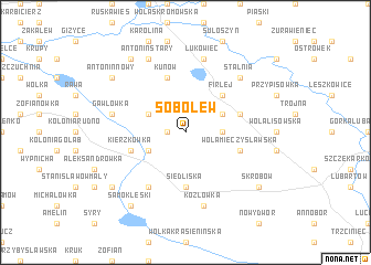 map of Sobolew
