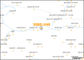 map of Sobolikha