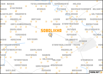 map of Sobolikha