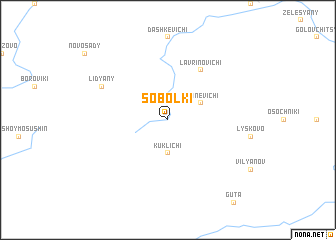 map of Sobolʼki