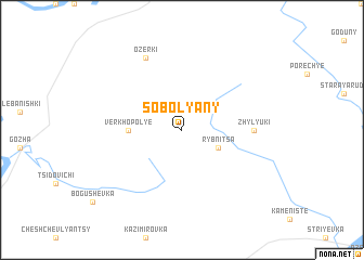 map of Sobolyany