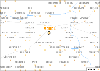 map of Soból