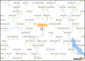 map of Soboš