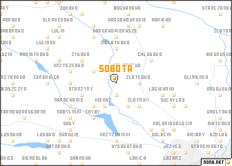 map of Sobota