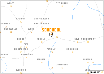 map of Sobougou