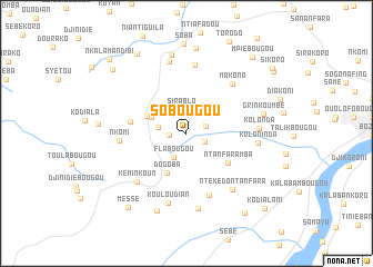 map of Sobougou