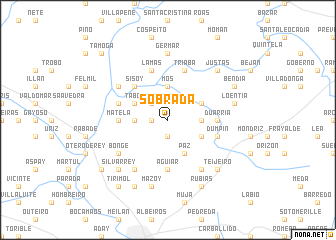 map of Sobrada