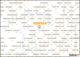 map of Sobrada