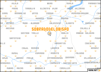 map of Sobrado del Obispo