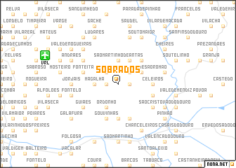 map of Sobrados