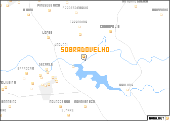 map of Sobrado Velho