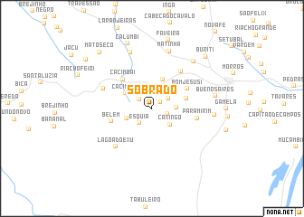 map of Sobrado