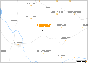 map of Sobrado