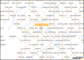 map of Sobrado