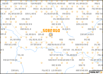 map of Sobrado