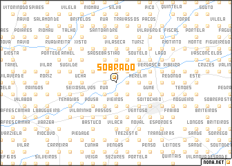 map of Sobrado