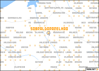 map of Sobral do Parelhão