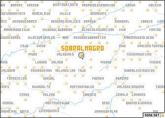 map of Sobral Magro