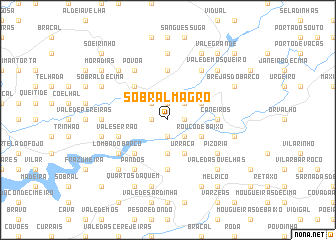 map of Sobral Magro