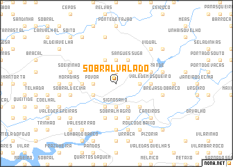 map of Sobral Valado