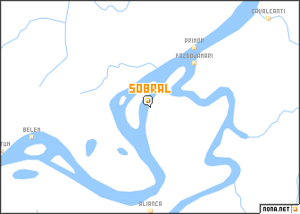 map of Sobral