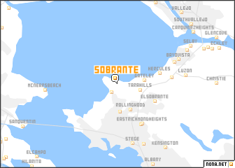 map of Sobrante