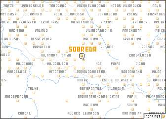 map of Sobreda