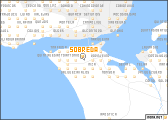 map of Sobreda