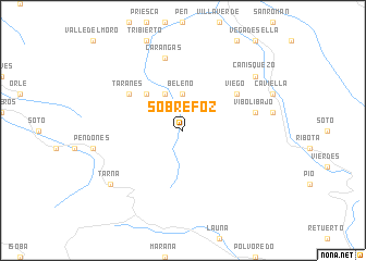 map of Sobrefoz