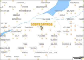 map of Sobreganade
