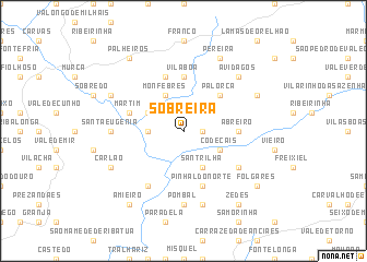 map of Sobreira