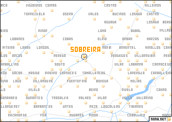 map of Sobreira