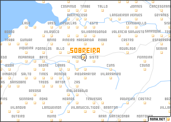 map of Sobreira