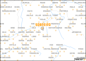 map of Sobreiro