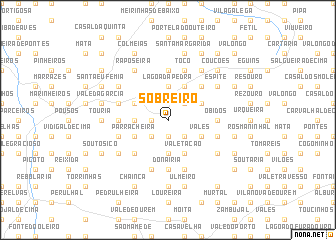 map of Sobreiro