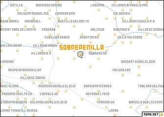 map of Sobrepenilla