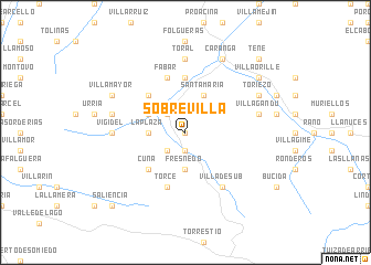 map of Sobrevilla