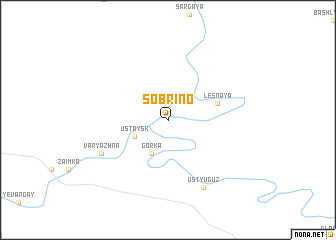 map of Sobrino