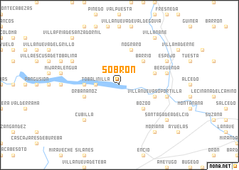 map of Sobrón