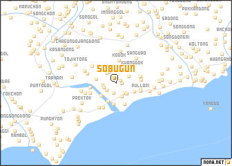 map of Sŏbugŭn