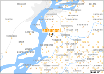 map of Sŏbung-ni