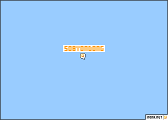 map of Sŏbyŏn-dong
