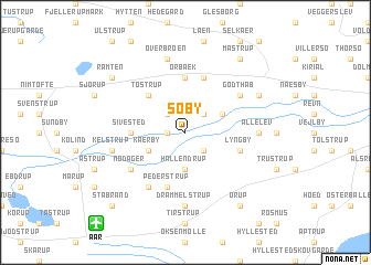 map of Søby